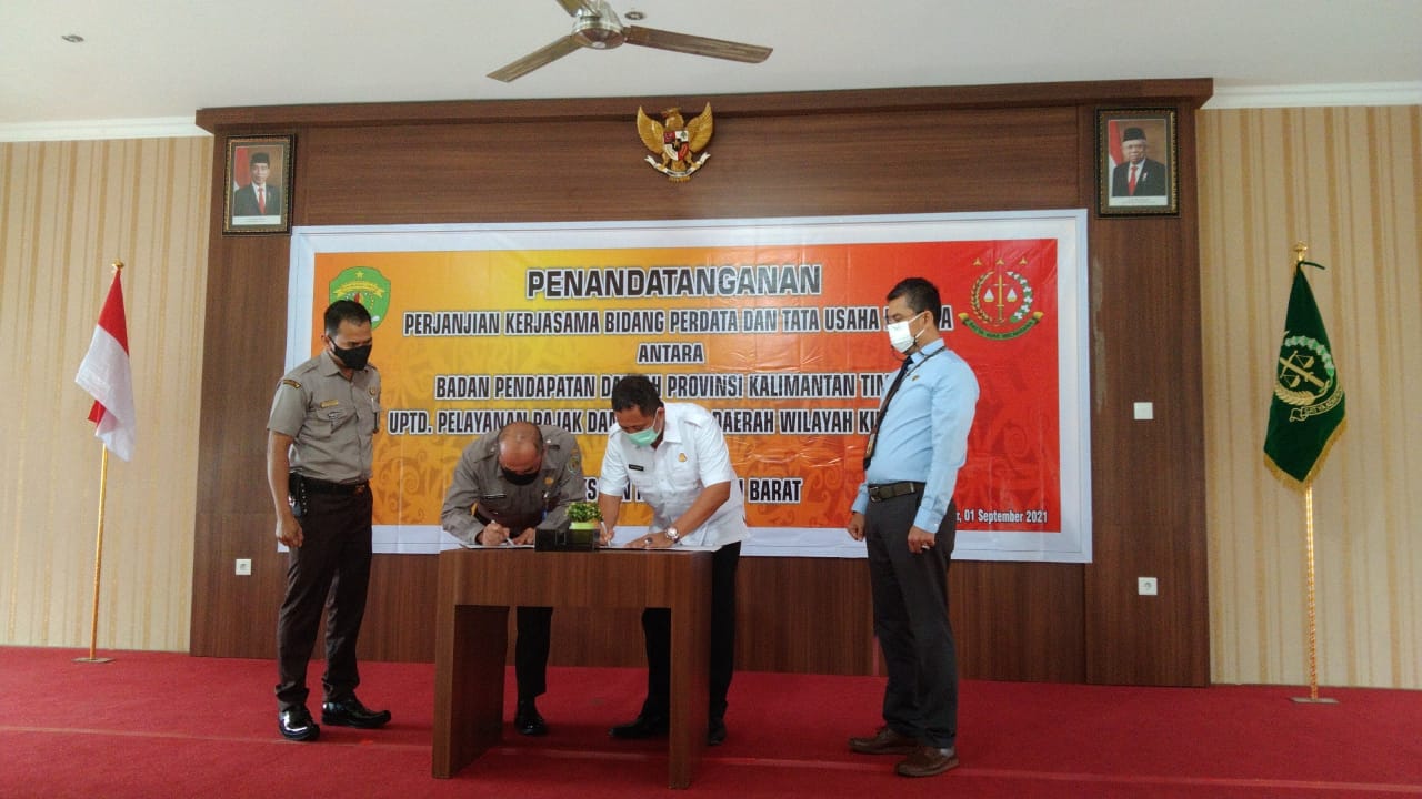 MoU Bidang Perdata dan Tata Usaha Negara dengan Samsat Kubar, Kejari Kubar Siap Berikan Pendampingan Hukum